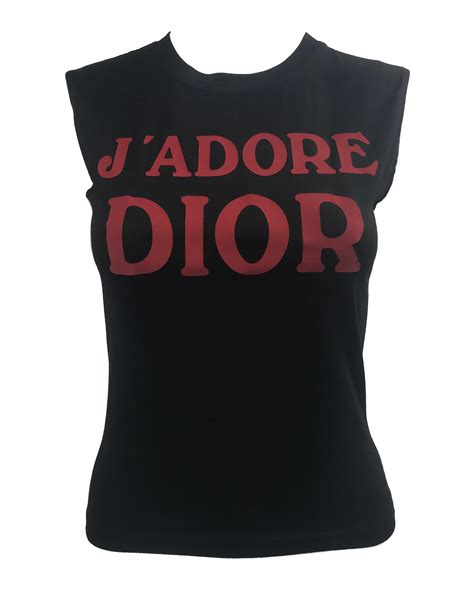 j adore dior tank top|j'adore dior top vintage.